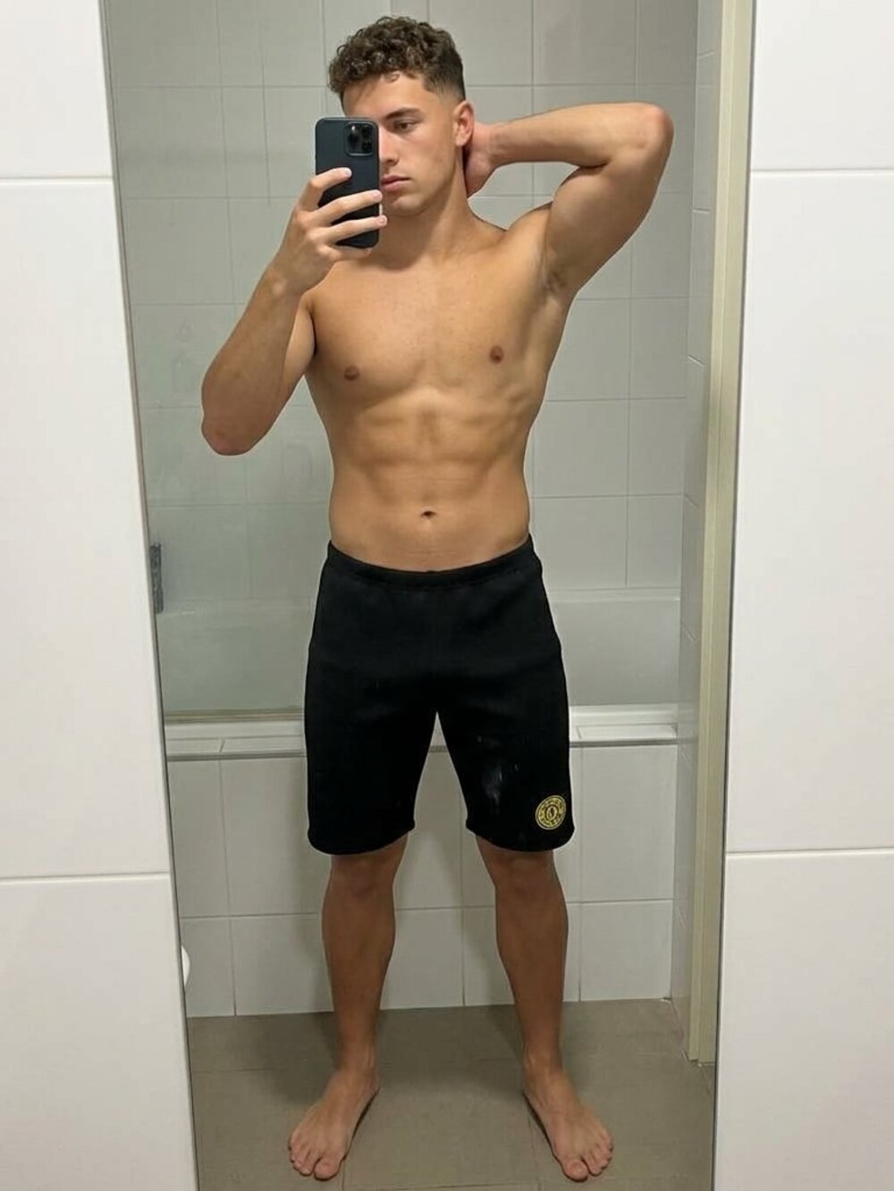 Golds Gym Men's Black Gym Shorts Athletic Activewear Lifting Workout Size M